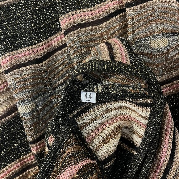 NWOT M Missoni Knit Open Back Knee Length Dress - M, 8 - Picture 5 of 5